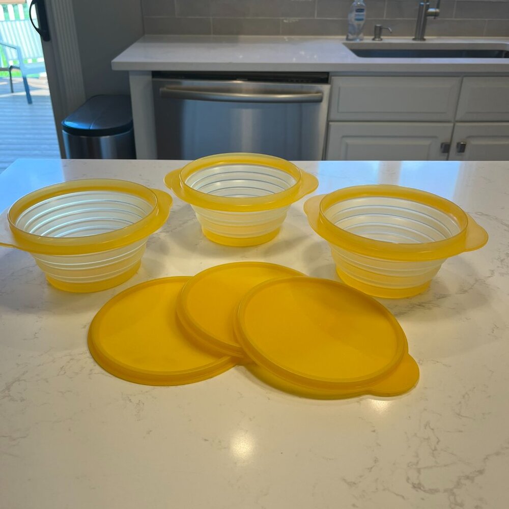 Never Used Tupperware Forget Me Not and Flat Out Lot - Picture 14 of 16